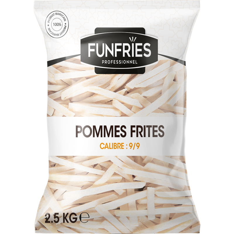 Frite Funfries 9/9 sachet 2.5kg